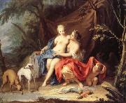 Jacopo Amigoni Jupiter and Callisto oil painting artist